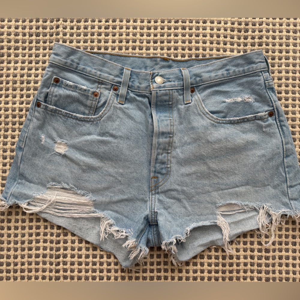 Levi’s cutoff denim shorts